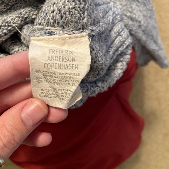 Gray Frederik Anderson Copenhagen Men’s Crewneck Sweater - Picture 5 of 5